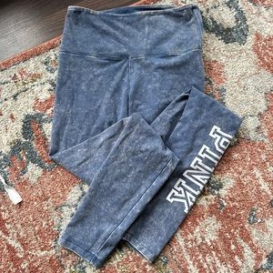 VS Pink athletic logo leggings